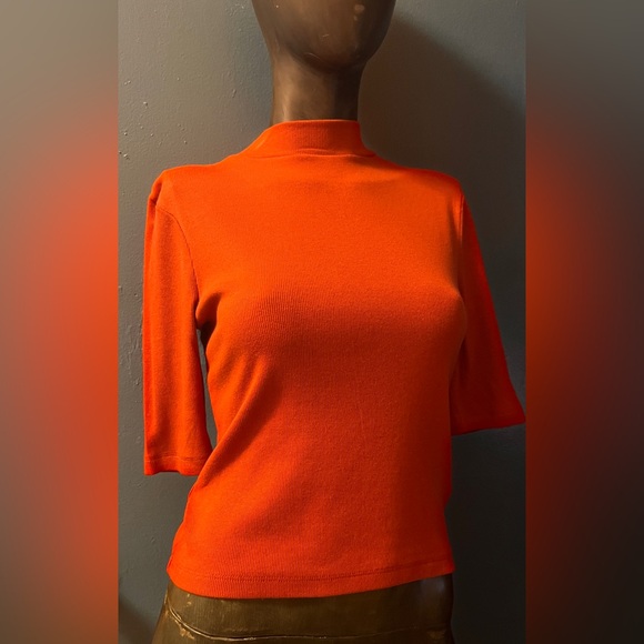 Express Tops - Express Orange/brick Women's fitted Top